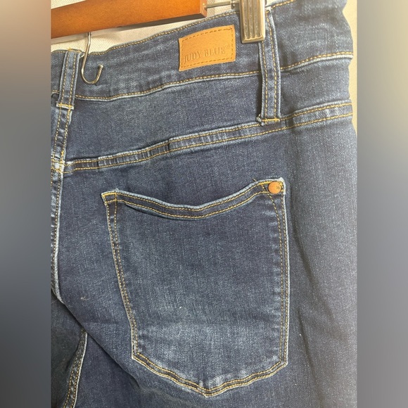 Judy Blue Front Seam Skinny Fit Jeans Dark Denim Women's 20W‎ JB8863 EUC! 0353 - Picture 5 of 10